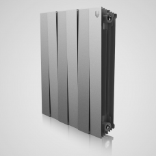 Радиатор Royal Thermo PianoForte 500 Silver Satin (серебристый серый) 4 секции