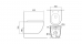Унитаз подвесной безободковый Aquatek ОБЕРОН AQ1363W-00 (531*360*344) с сиденьем Soft Close